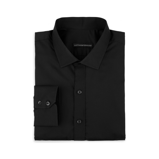 Camisa Negra Popelina